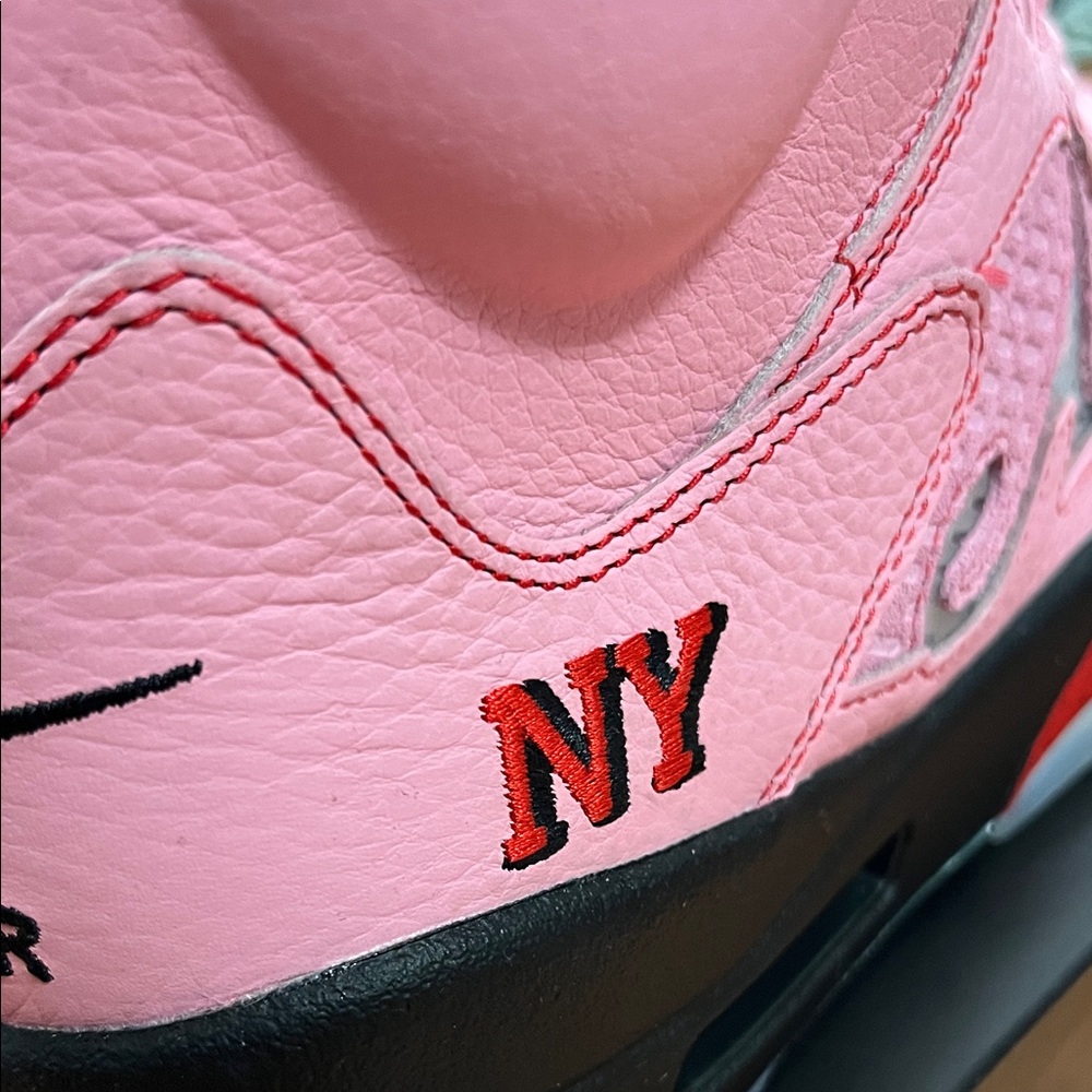 Awake NY Jordan 5 Arctic Pink Sneakers - Picture 6 of 16